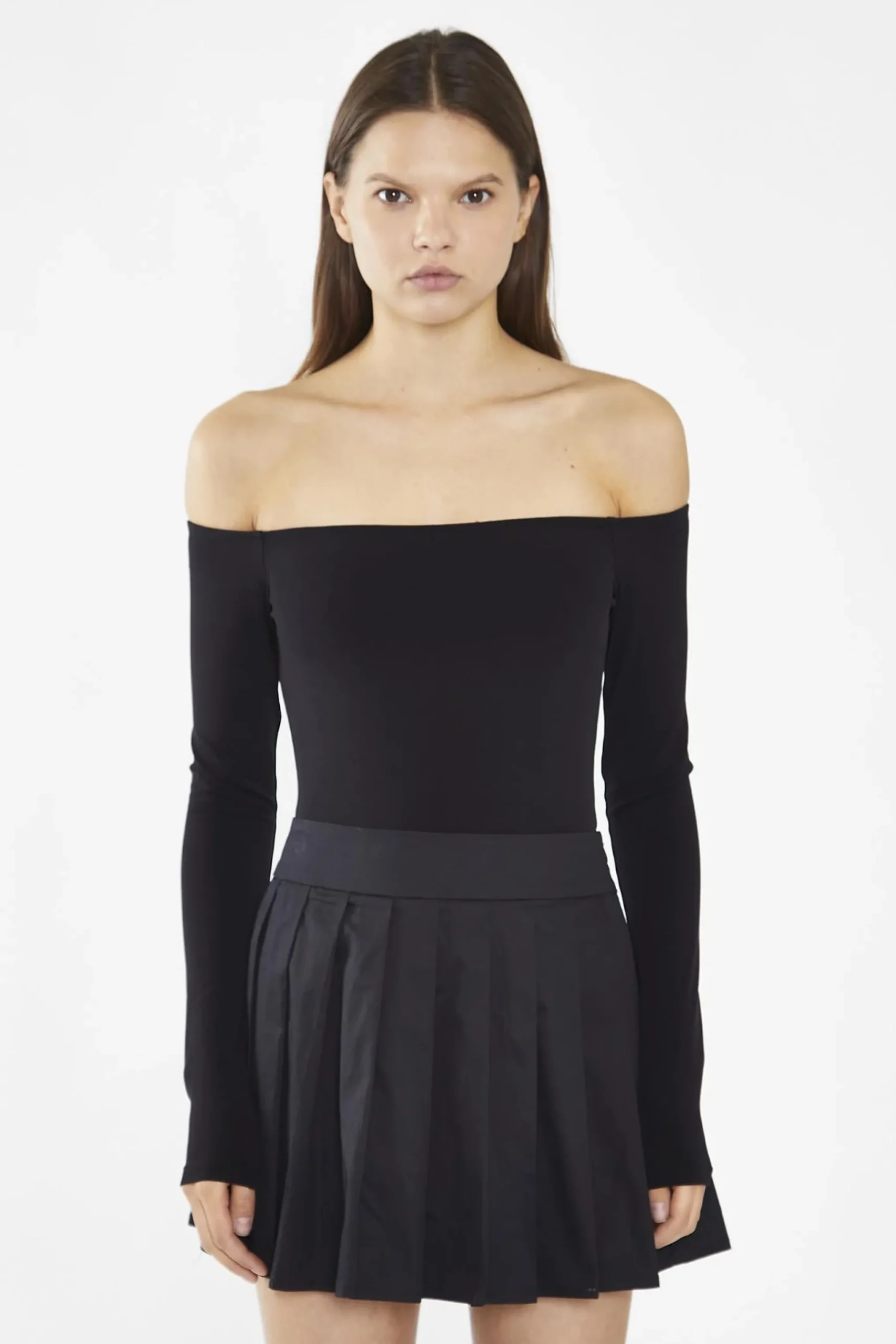 Glamorous Day Dresses|Party Dresses|Black Bardot Bodysuit -