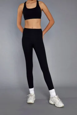 Glamorous Activewear|Leggings|Black High Waisted Gym Leggings -