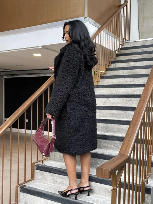 Glamorous Coats|Black Maxi-Coat -