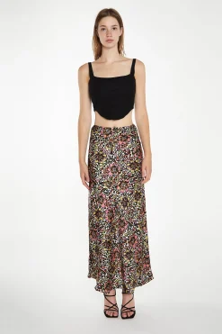 Glamorous Best Dressed Guest|Going Out Tops|Black Mesh Lace-Up Corset Top -