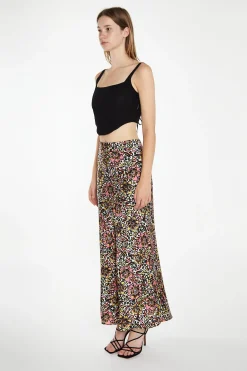 Glamorous Best Dressed Guest|Going Out Tops|Black Mesh Lace-Up Corset Top -