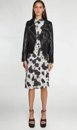 Glamorous Workwear|Go To Partywear|Black PU Biker Jacket -