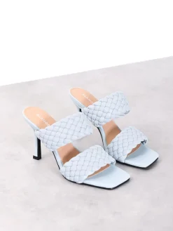 Glamorous Heels|Sandals|Blue High-Heels Sandals -