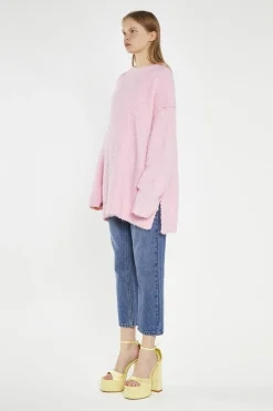 Glamorous Jumpers|Candy-Pink Oversized-Jumper -