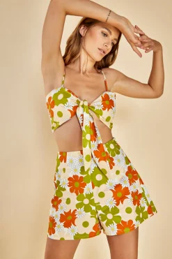 Glamorous Chic Escapes|Glamorous Care: Our Sustainable Collection|Care Bias Cut Shorts -