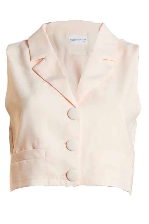 Glamorous Glamorous Care: Our Sustainable Collection|Coats|Care Cropped Boxy Waistcoat -