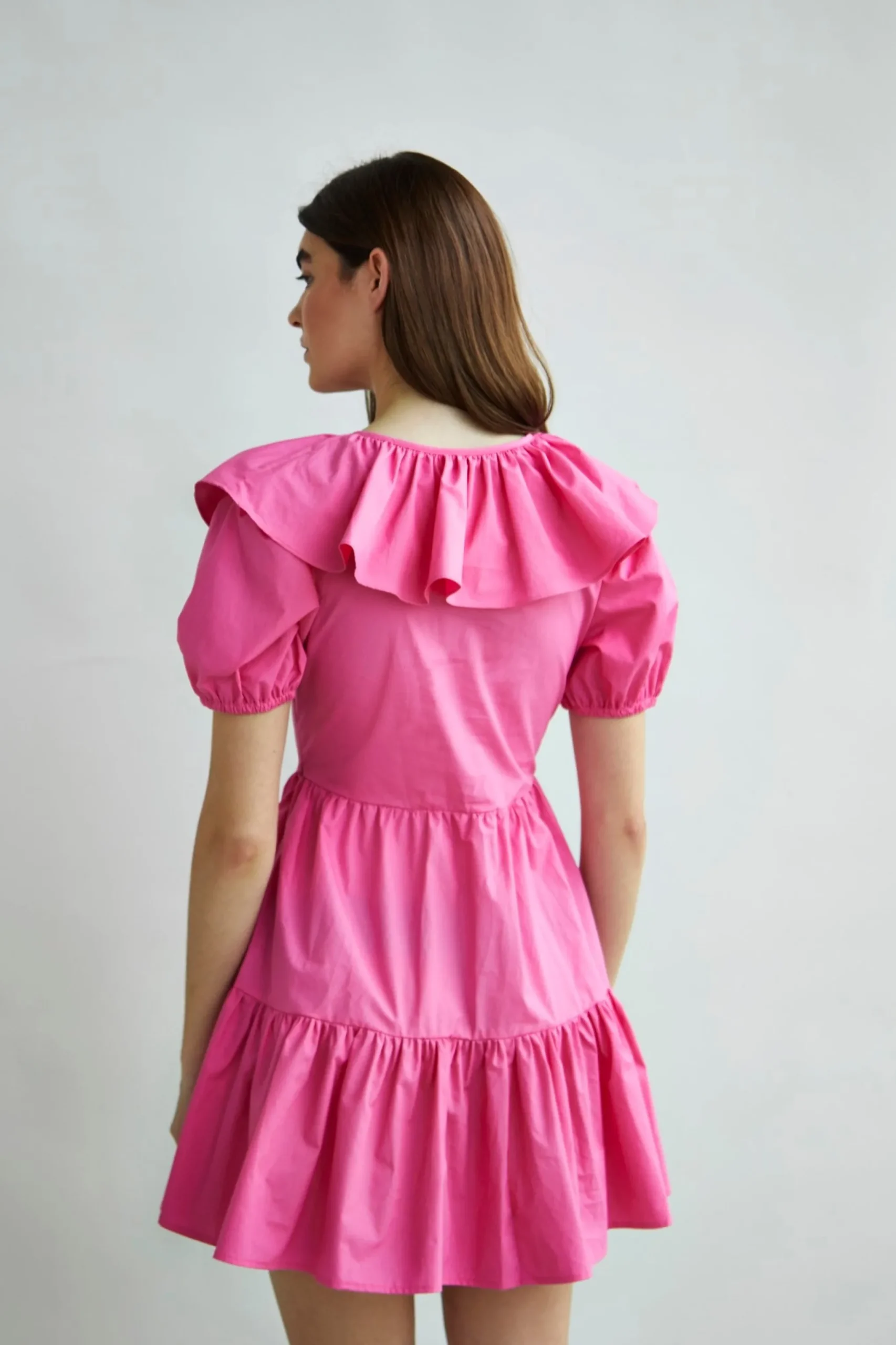 Glamorous Best Dressed Guest|Go To Partywear|Collection Puff Ruffle Mini Dress -