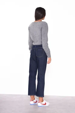 Glamorous Cardigans|Dark Grey Marl Crop Cardigan -