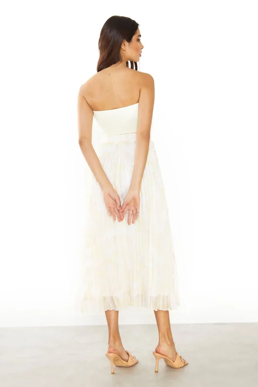 Glamorous Midi & Midaxi Skirts|Pastel Swirl Abstract Midi Skirt -
