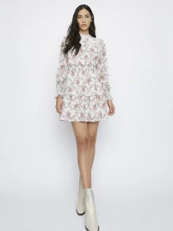 Glamorous Day Dresses|Romantic Floral Chiffon Dress -