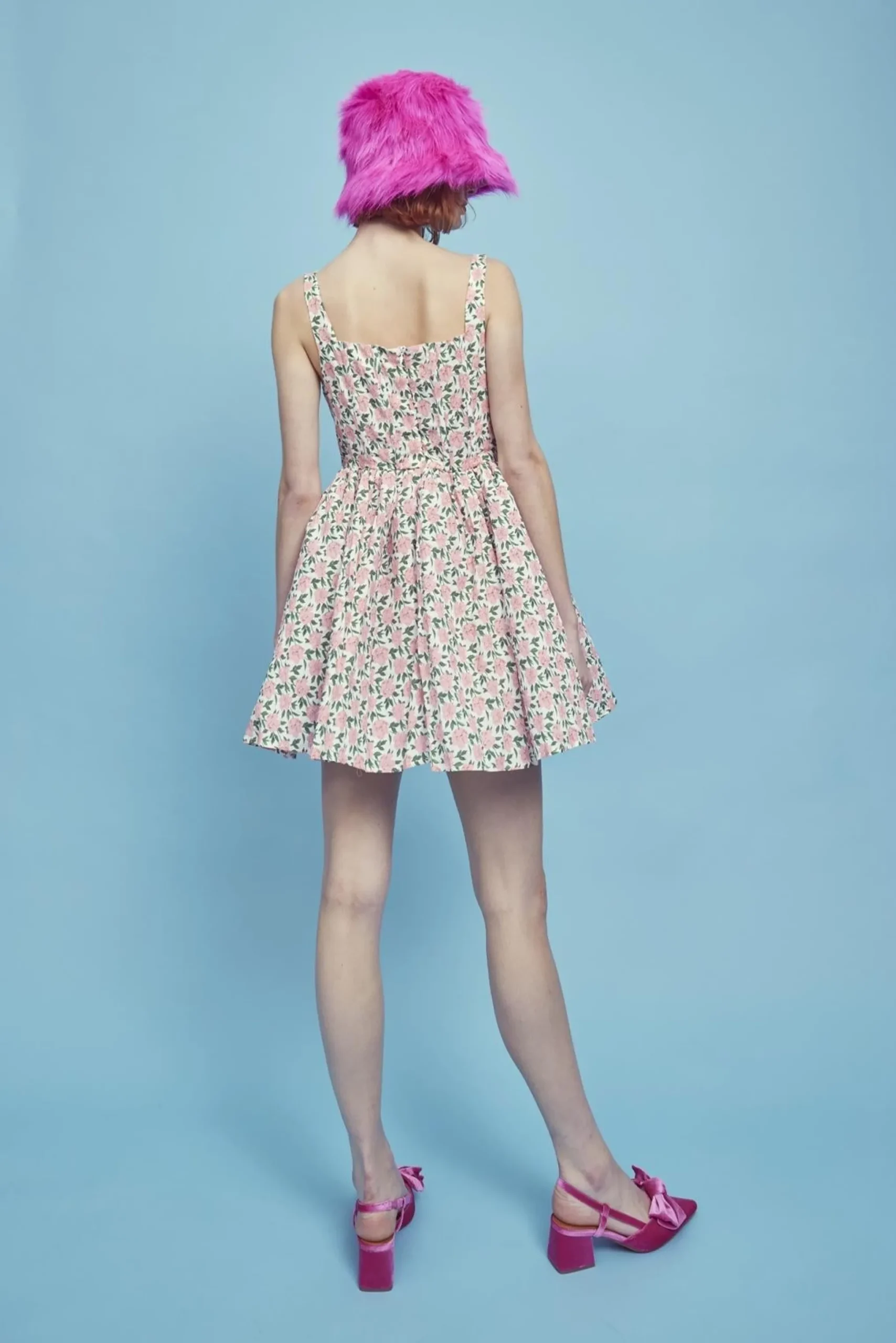 Glamorous Dresses|Mini Dresses|Jamie Corset Mini Dress -Pink/Green -