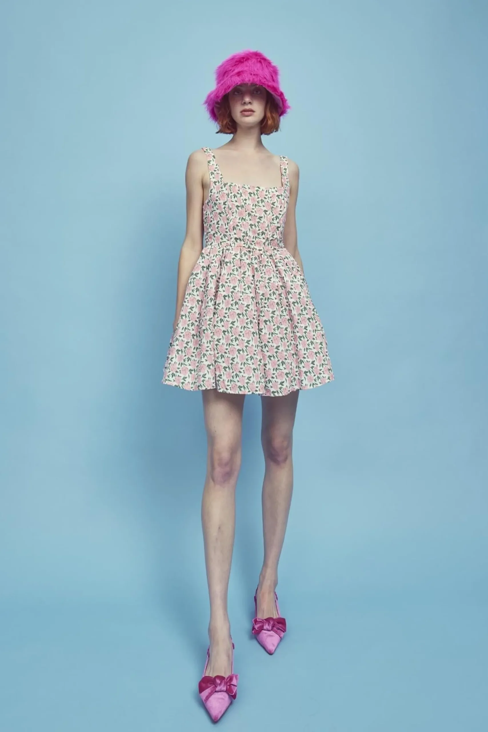 Glamorous Dresses|Mini Dresses|Jamie Corset Mini Dress -Pink/Green -