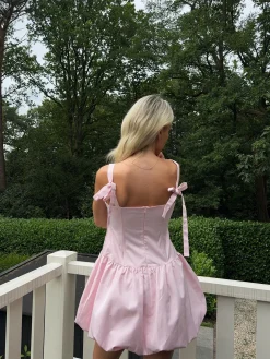 Glamorous Mini Skirts|Mini Dresses|Light Pink Balloon Skirt Mini-Dress -
