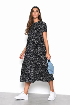 Glamorous Day Dresses|Midi & Midaxi Dresses|Mono-Flowers Tiered Midaxi-Dress -