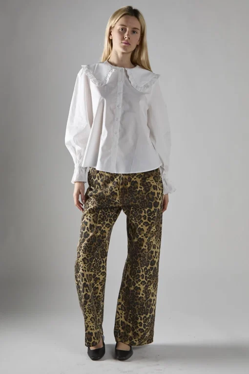 Glamorous Blouses & Shirts|Off-White Statement-Collar Blouse -
