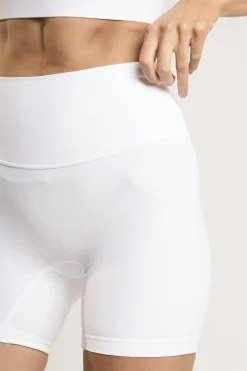 Glamorous Bottoms|Woven Shorts|Signature White Seamless Shorts -
