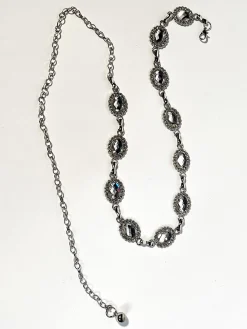 Glamorous Belts|Silver Chain Belt -