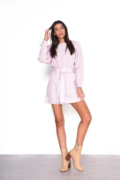 Glamorous Day Dresses|Jumpers|Sweet-Pink Jumper Mini-Dress -