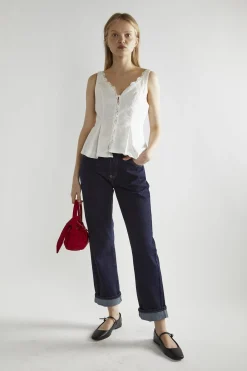 Glamorous Blouses & Shirts|White Button-Front Top -