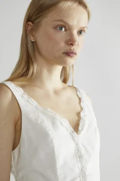 Glamorous Blouses & Shirts|White Button-Front Top -