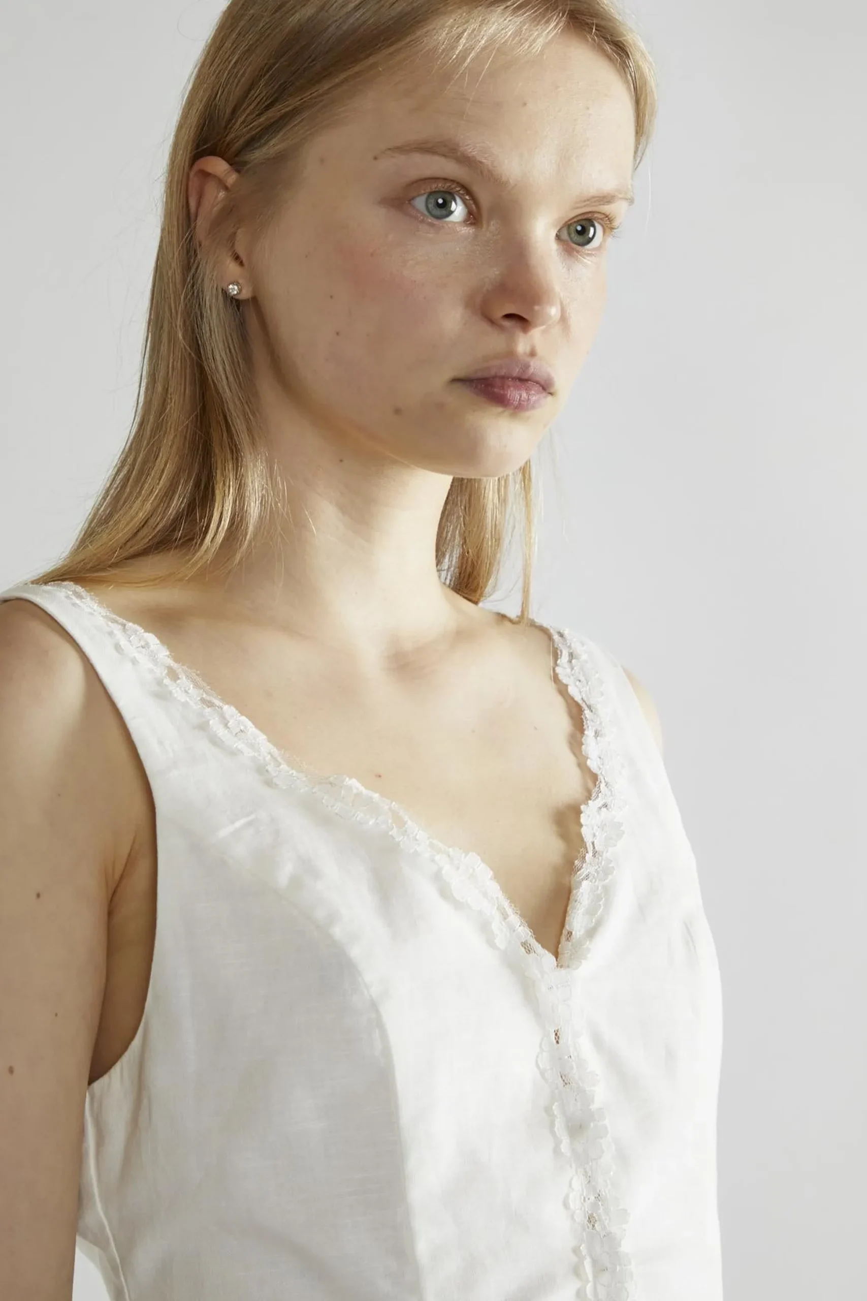 Glamorous Blouses & Shirts|White Button-Front Top -