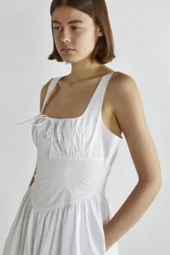 Glamorous Day Dresses|Midi & Midaxi Dresses|White Skater Midi-Dress -